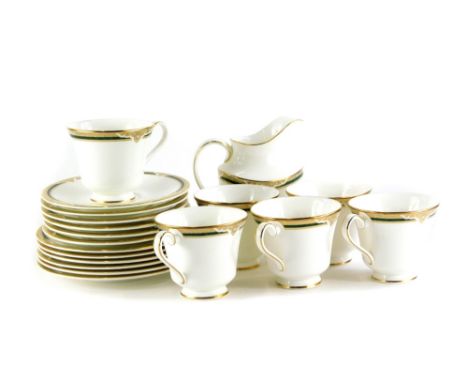 A Royal Doulton Forsyth pattern part tea service, to include some seconds.