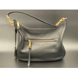 MARC JACOBS, Hobo Recruit in black with dustbag