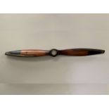 REPRODUCTION MODEL OF A WWI AIRCRAFT PROPELLER,