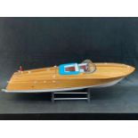 RIVA AQUARAMA “MONACO 100”, &nbsp;battery powered model boat