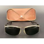 THE ICONIC CAFE, a pair of cased “ITALIAN JOB” style sunglasses,