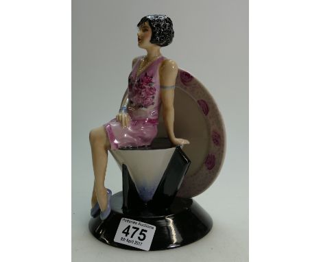 Kevin Francis Peggy Davies Artists Proof figure Clarice Cliff sat on a Teacup (marked artists proof for Peggy Davies by Victo