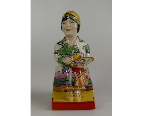 Kevin Francis/Peggy Davies Ceramics character jug Clarice Cliff Decorators Prototype trial by Martin Thompson 