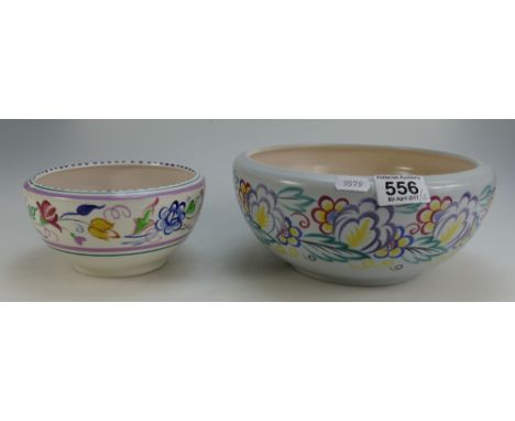 Poole pottery decorative bowls (2)