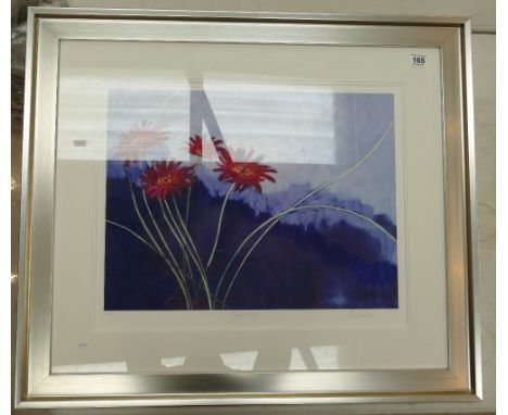 Large modern framed limited edition signed print titled Sister Sway by J. K Whatmore 