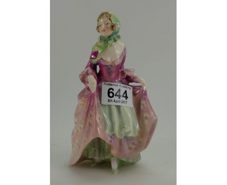 Royal Doulton Lady Figurine Suzette HN2026, damaged.