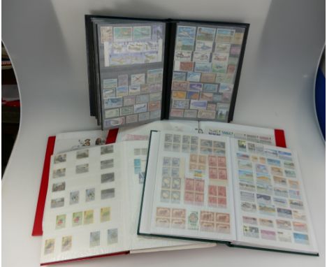 A collection of stamps to include over 100 first day covers, Air craft thematic's, partially filled albums, world albums, and
