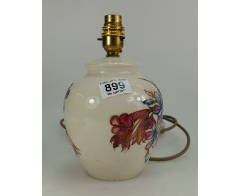 Moorcroft Spring Flowers Lamp base height 22.5cm 