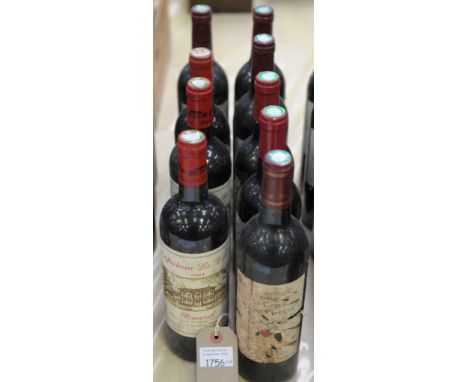 Nine bottles mixed lot Claret from Pomerol comprising 2 bottles Chateau La Pointe Pomerol 2004, 1 bottle Chateau La Pointe Po