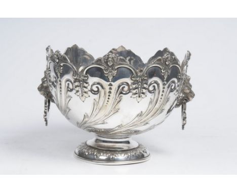 A fine quality William Marples & Son Victorian silver-plated punch bowl
The bowl of circular form, raised on a pedestal stem,