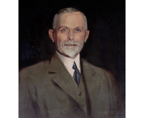 British School, 20th Century 'Portrait of a Gentleman'
Circa 1920, dressed in green suit before a dark background, indistinct