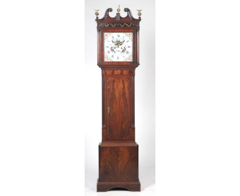 An early 19th Century inlaid mahogany longcase clock signed Butler Bolton
With a 36cm white dial with subsidiary date dial an