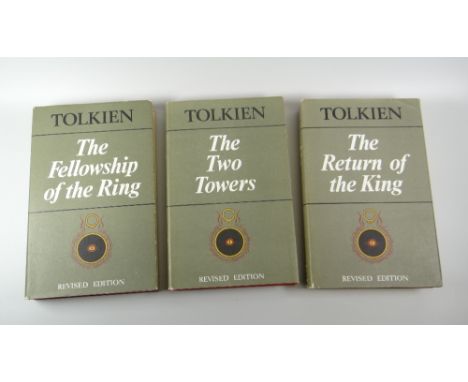 TOLKIEN (J.R.R.), THE LORD OF THE RINGS TRILOGY, comprising "The Fellowship of the Ring" (Revised Second Edition Sixth Impres