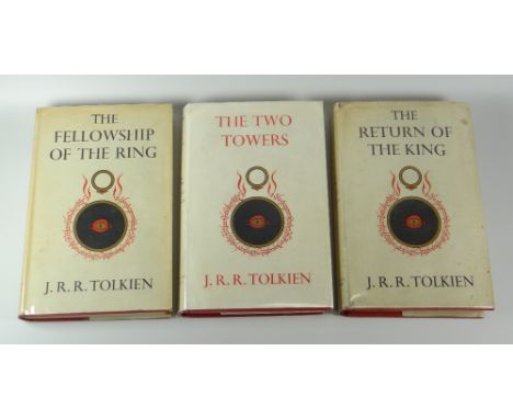 TOLKIEN (J.R.R.), THE LORD OF THE RINGS TRILOGY, 1ST EDITIONS, 1ST IMPRESSIONS, comprising "The Fellowship Of The Ring", "The