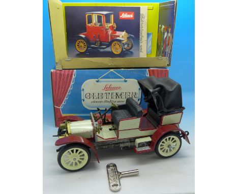 A clockwork Schuco Old Timer Mercedes Simplex 1902 model vehicle, boxed