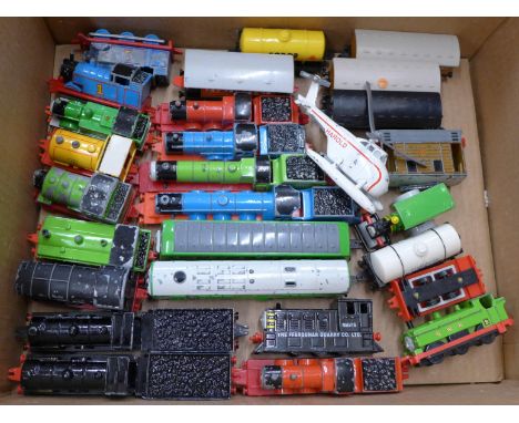 Thomas The Tank Engine locomotives, carriages, helicopter, etc.