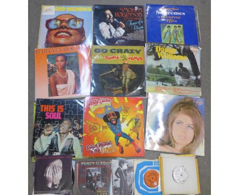 Soul, jazz, funk and pop LP records and 7" singles, (30 x LPs, 7 x 12" singles and 20 x 7" singles) including Michael Jackson