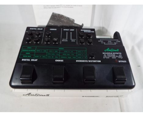 An Aria Pro II multiple effects APE-4 in original box with manual