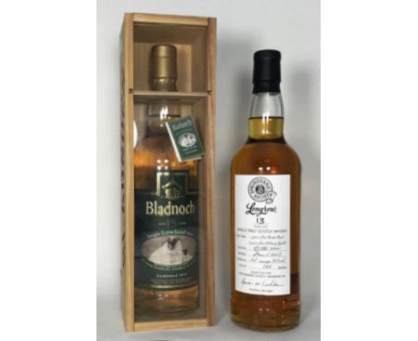 A bottle of Springbank Society Longrow aged 13 years Single Scotch Whisky, distilled 2001, bottled 2015, 1 of 366 bottles, 56