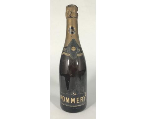 A half-bottle of 1928 Vintage Pommery &amp; Greno Champagne, label, capsule, wire and cork all good 