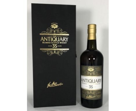 A Bottle of The Antiquary Blended Scotch Whisky, Aged 35 Years, 46% vol, Bottle No.26, bottled 24.08.15, original box 