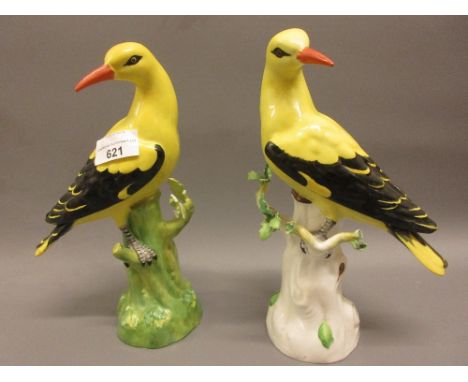Pair of Copeland Spode figures of birds 