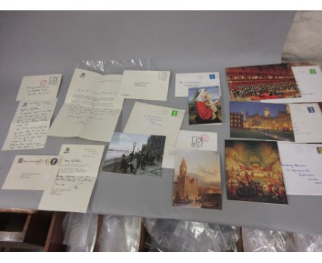 Collection of letters and greetings cards from Speaker Bernard Weatherill to Mrs K. Humphrey Newman, many with House of Commo