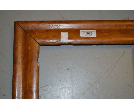Two 19th Century maple picture frames, together with a pastel portrait of two Scots terriers, signed Ashley West 