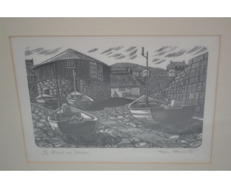 Pam Petworth, two artist signed Limited Edition etchings, together with a James Bostock, signed Limited Edition etching, unfr