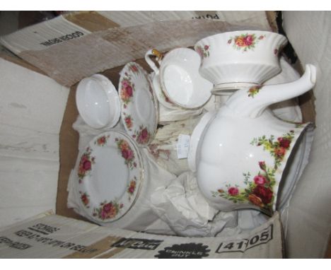 Royal Albert Old Country Roses pattern tea service 