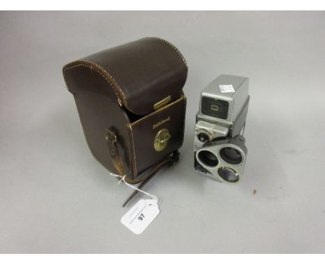 Bell & Howell cine camera in a leather case 