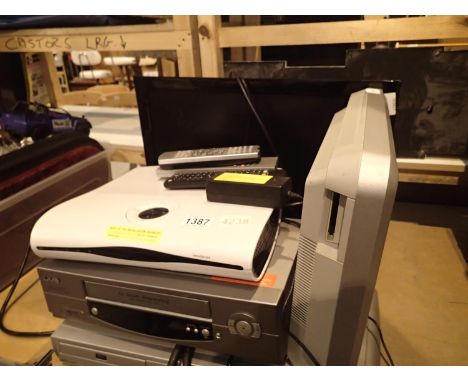 Video and DVD player, 12 and 14 inch TVs etc. Not available for in-house P&P, contact Paul O'Hea at Mailboxes on 01925 659133