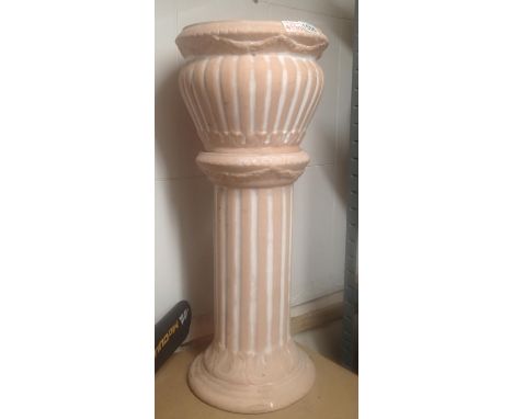 Ceramic Jardine with stand. Not available for in-house P&amp;P, contact Paul O'Hea at Mailboxes on 01925 659133 