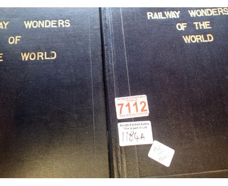 Volumes 1-2; Railway Wonders of The World. P&amp;P Group 1 (£14+VAT for the first lot and £1+VAT for subsequent lots) 