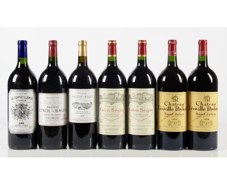 Selezione Bordeaux 2000  Château Calon Segur  3ème Grand Cru Classé, Saint Estèphe  WS 93/100  (2 Mag)  Château Leoville Poyf