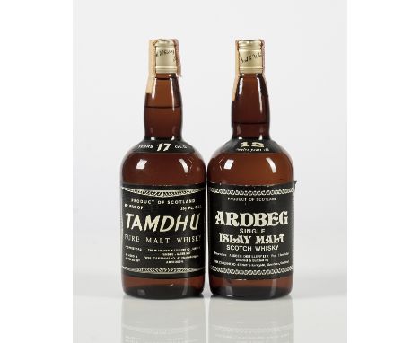 Selezione Whisky Cadenhead’s  Islay  Ardbeg Single Islay Malt Scotch Whisky 12 Years  (1 bt)  Tamdhu Pure Malt Scotch Whisky 