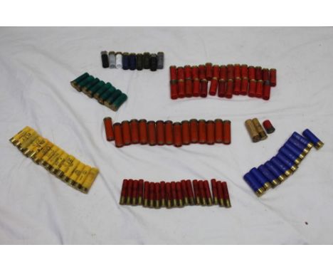 100 mixed Ammunition cartridges of various calibres &amp; shot sizes 