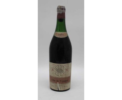 Clos de Vougeot 1961, Army &amp; Navy Stores, 1 bottle 