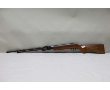 .22 Air rifle underlever model 322, make not shown but probably Relum, no.14631 