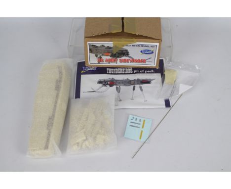 Timeless Hobbies / UNCL Models - A boxed 10 inch resin model kit of a 'Thunderbirds 'US Army Sidewinder'. The kit appears to 