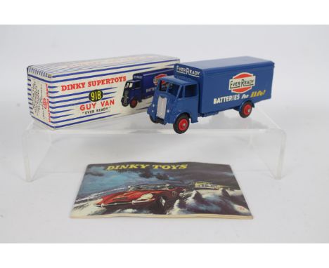 Dinky - A boxed Dinky # 918 Guy Ever Ready Van. This is unsold stock from a long closed shop and has been in storage for deca