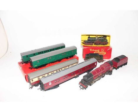 Various Triang Items to include R345S Lord of the Isles loco and tender (G), R50 Princess Elizabeth 6201 LMS Red (G), R226 SR