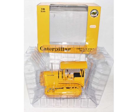 A diecast Masters Model No. 85530 1/16 scale boxed model of a Caterpillar 20-5 tractor, housed in the original Caterpillar br