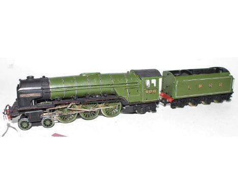A 00 gauge white metal and brass kit built model of  a very well constructed LNER A2 4-6-2 locomotive and tender, named Horne