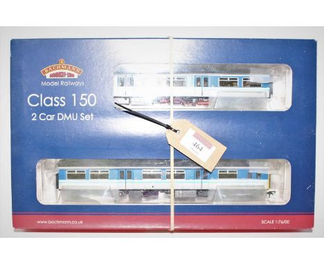 A Bachmann model No. 32-936 boxed 00 gauge Class 150/2 DMU Regional Railways two-car unit housed in the original box (NM-BVG)