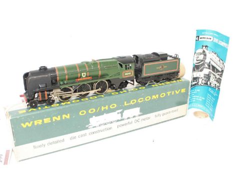 A Wrenn Railways No. W2236 re-built West Country Class engine and tender, Dorchester, finished in BR lined green, housed in t