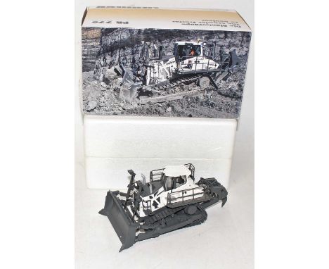 A WSI Models Product No. 04-1162 Premium Line Edition boxed model of a Liebherr PR776 crawler tractor finished in white and g