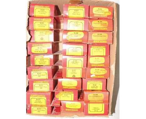 27 various boxed Hornby 00 gauge items of rolling stock, all in original boxes to include No. R081 iron ore wagon, No. R023 b