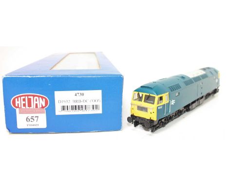 A Heljan 00 gauge model No. 4730, model of a Class 47/0 1932 diesel locomotive finished in BR blue, housed in the original fo