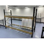 2 x Bays of Heavy Duty Shelving Racking w/ Mesh Decking - As Pictured